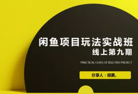 闲鱼项目玩法第9期蓝海营销项目，从0到1实操教您如何批量化去玩（完整版）-千木学社