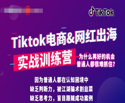 零基础学习抖音国际版TikTok海外短视频新手实战训练营【视频课】-千木学社