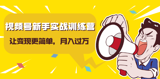 视频号新手实战训练营，让变现更简单，玩赚视频号，轻松月入过万-千木学社