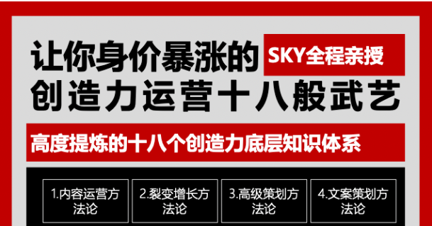 让你的身价暴涨的创造力运营十八般武艺 高度提炼的18个创造力底层知识体系-千木学社