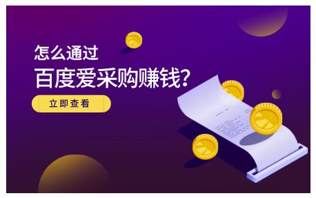 大王·怎么通过百度爱采购赚钱，已经通过百度爱采购完成200多万的销量-千木学社