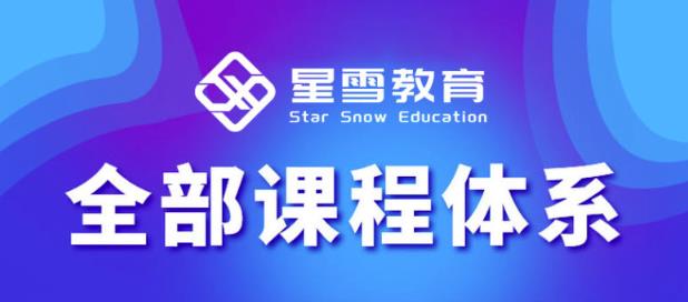 星雪教育淘系高级班，更全的运营提升方案，零基础由浅入深，店铺最新玩法-千木学社