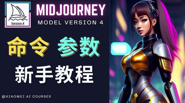 Midjourney新手入门教程，轻松创作顶级图像，命令参数-新手教程-千木学社