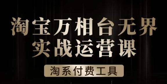 沧海·淘系万相台无界实战运营课，万相台无界实操全案例解析-千木学社