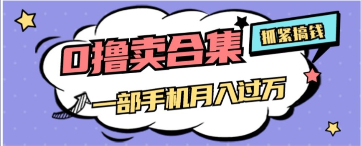 0撸项目月入过万，售卖全套ai工具合集，一单29.9元，一部手机即可【揭秘】-千木学社