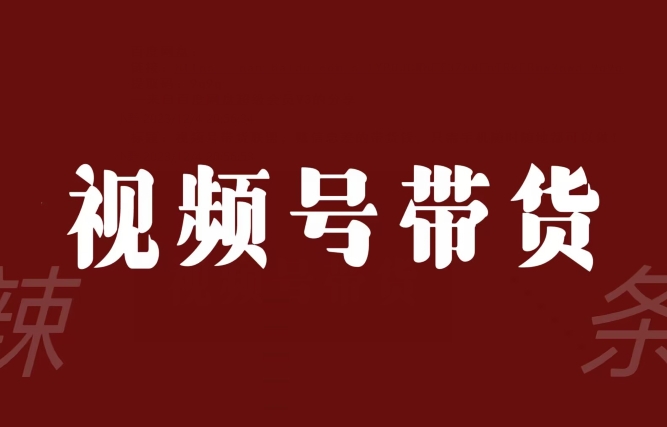 视频号带货联盟，赚信息差的带货钱，只需手机随时随地都可以做！-千木学社