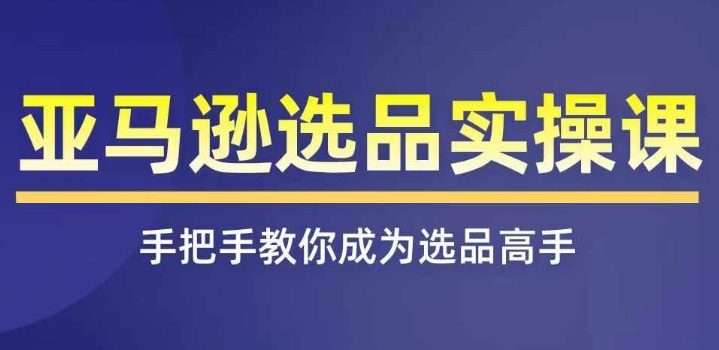 亚马逊选品实操课程，快速掌握亚马逊选品的技巧，覆盖亚马逊选品所有渠道-千木学社